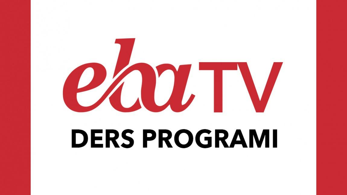 EBA TV 3-7 Mayıs Ders programı İlkokul